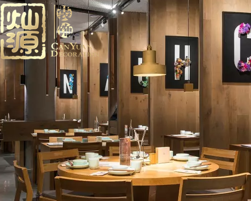 餐廳設計之餐區(qū)正面效果