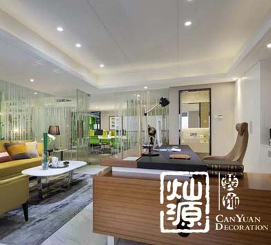 70㎡小型辦公室裝修，幾個設(shè)計小心機助你擁有大空間