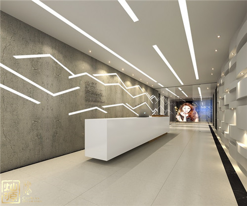 南寧辦公樓裝修-前臺 南寧辦公樓裝修-前臺