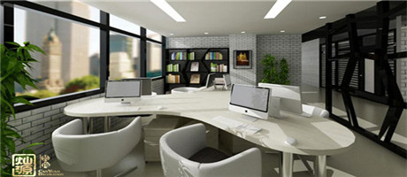 小型辦公室設(shè)計(jì)濃縮就是精華，不必過多強(qiáng)求大面積