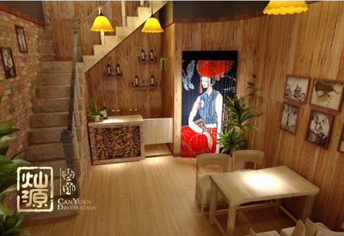 奶茶店裝修設(shè)計效果圖