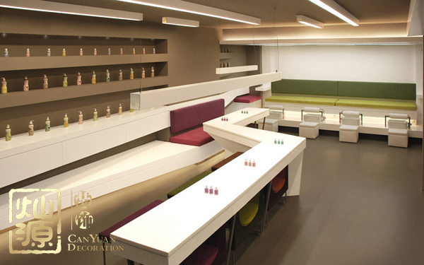 美容店設(shè)計(jì)裝修效果圖之修甲區(qū)