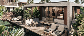 別墅酒店裝修案例分析  用自然元素滿足你極致的酒店幻想