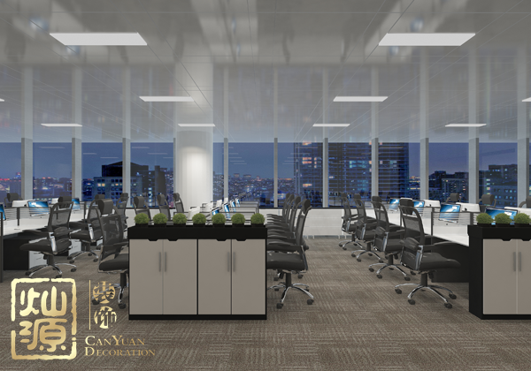 南寧五象新區(qū)會計公司辦公室格局 按需設計實現效率最大化