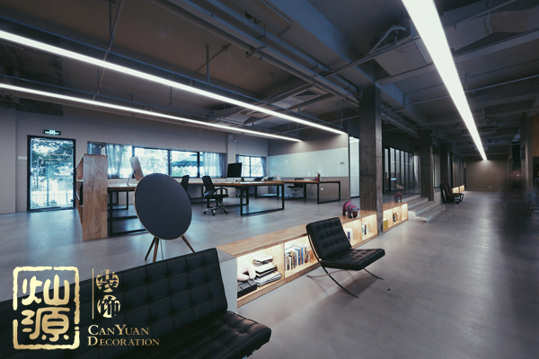 600平辦公空間設計 實現(xiàn)原始空間在辦公層面的進化