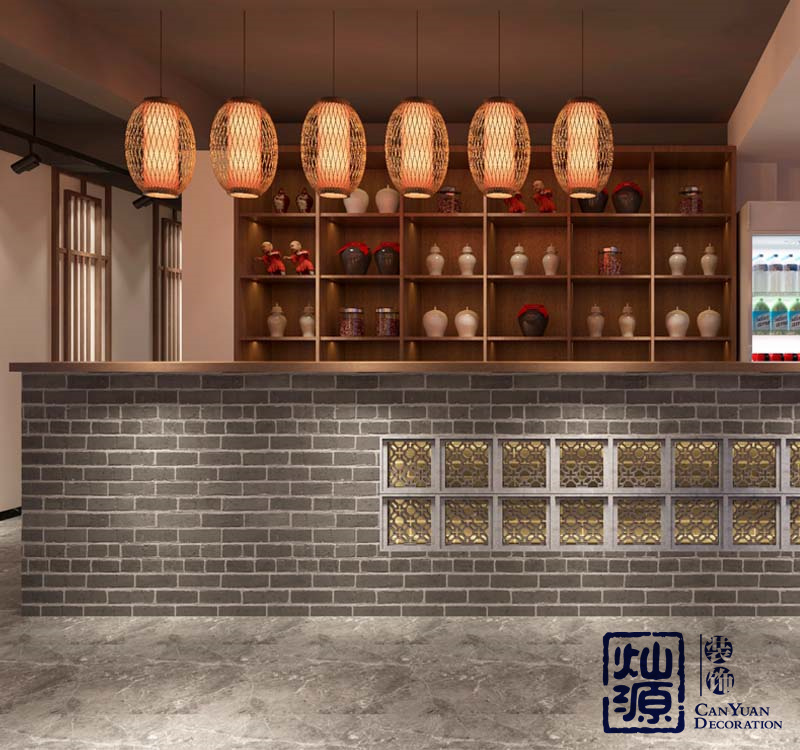 中式餐廳設計裝修效果圖 中式餐廳設計裝修效果圖