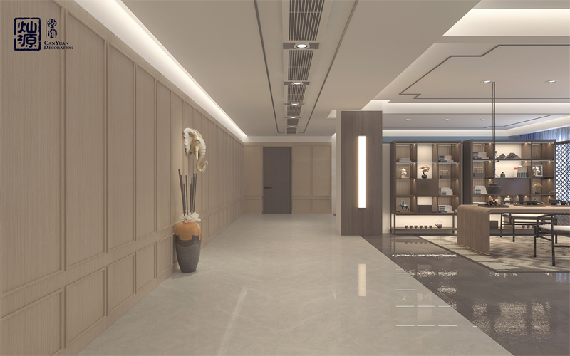 老板辦公室裝修效果圖—過(guò)道1 老板辦公室裝修效果圖—過(guò)道1