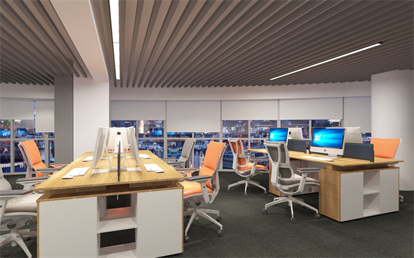 辦公室設(shè)計裝修效果圖&mdash;燦源裝飾