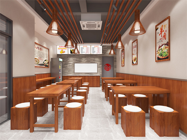 粉店設(shè)計(jì)裝修效果圖&mdash;燦源裝飾