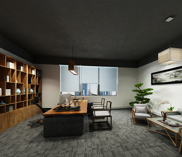 中鼎萬(wàn)象東方辦公室裝修案例--燦源裝飾