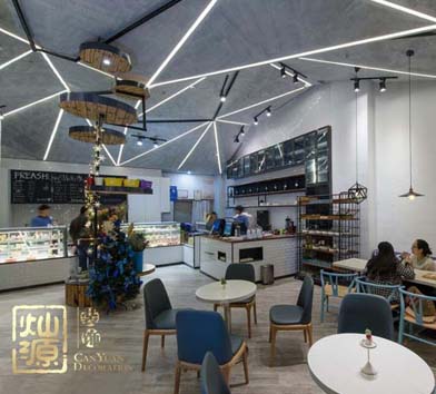 NOBIBI朝陽地鐵站時(shí)尚甜品店裝修案例-燦源裝飾 NOBIBI朝陽地鐵站時(shí)尚甜品店裝修案例-燦源裝飾