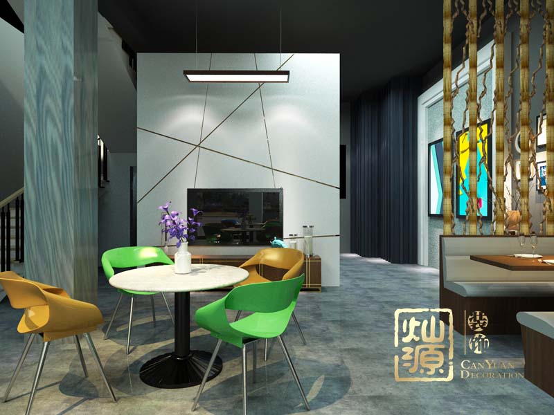 德利AICC工業(yè)風(fēng)主題餐廳裝修案例-燦源裝飾 德利AICC工業(yè)風(fēng)主題餐廳裝修案例-燦源裝飾