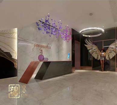 優(yōu)月會美容休閑會所裝修案例-燦源裝飾 優(yōu)月會美容休閑會所裝修案例-燦源裝飾