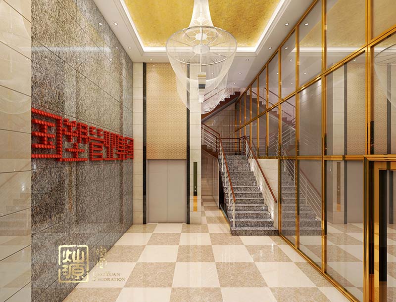 廣西國塑管業(yè)集團(tuán)有限公司辦公室設(shè)計裝修案例-燦源裝飾