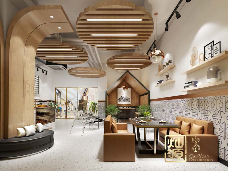 千杯飲咖啡廳設計裝修案例-燦源裝飾 千杯飲咖啡廳設計裝修案例-燦源裝飾