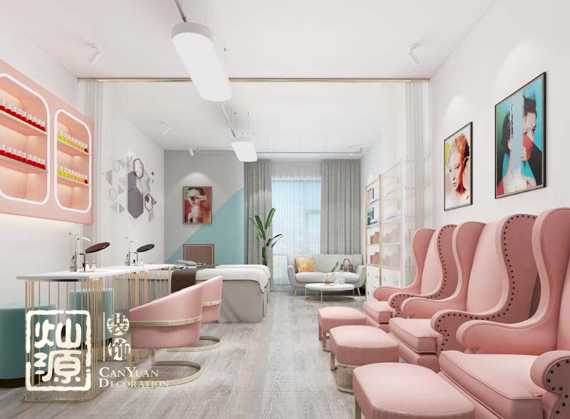 “揣摩顧客心理,小平米爆款專屬設(shè)計”——航洋城南寧美甲店設(shè)計裝修案例-燦源裝飾 “揣摩顧客心理,小平米爆款專屬設(shè)計”——航洋城南寧美甲店設(shè)計裝修案例-燦源裝飾