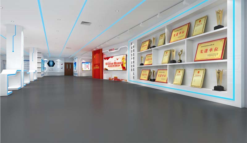 動線設計+靜謐色彩搭配,塑造品牌形象——南寧企業(yè)展廳設計裝修案例賞析—燦源裝飾 動線設計+靜謐色彩搭配,塑造品牌形象——南寧企業(yè)展廳設計裝修案例賞析—燦源裝飾