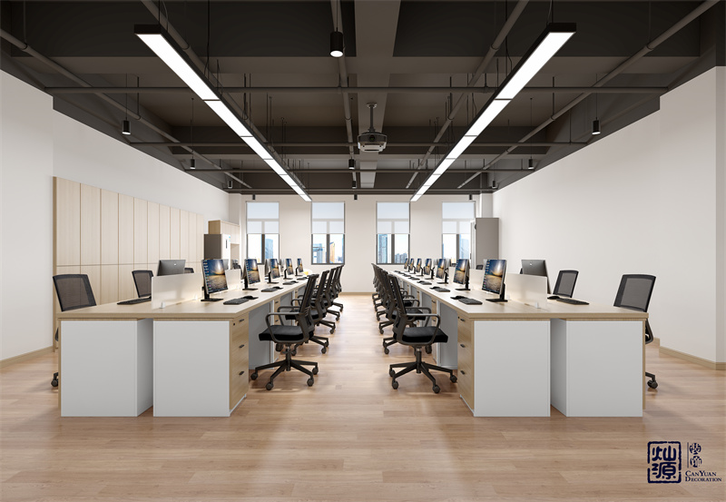 簡約工位——柳州辦公室裝修案例效果圖 簡約工位——柳州辦公室裝修案例效果圖