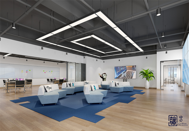 雙屏設(shè)計(jì)——柳州辦公室裝修案例效果圖 雙屏設(shè)計(jì)——柳州辦公室裝修案例效果圖