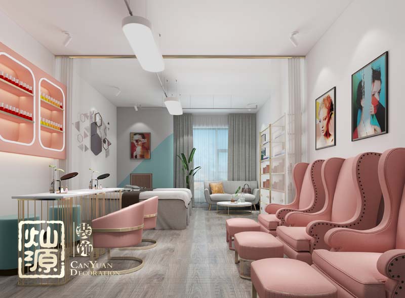 南寧美甲店裝修設(shè)計效果圖 南寧美甲店裝修設(shè)計效果圖