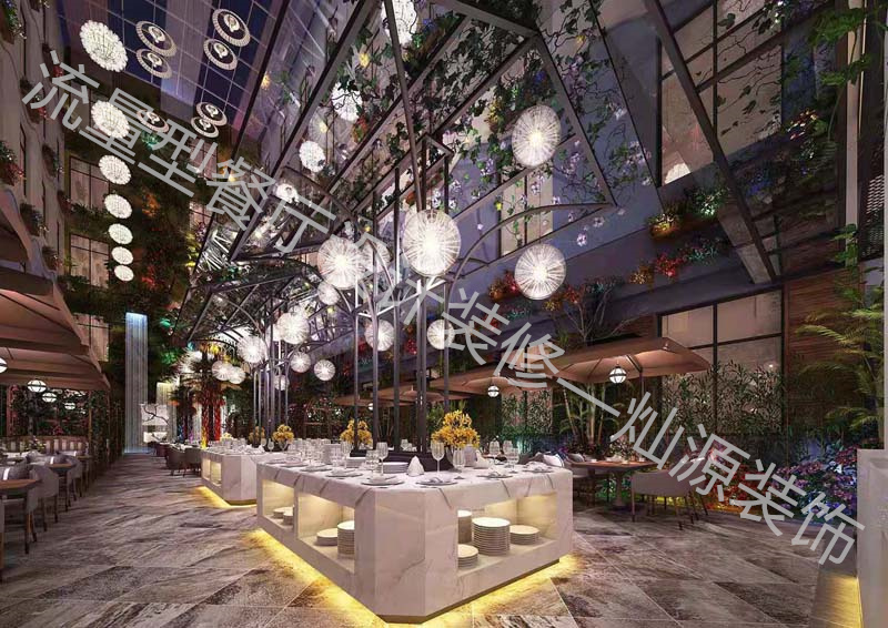 水泥工業(yè)風(fēng)餐廳設(shè)計(jì)裝修效果圖—燦源裝飾 水泥工業(yè)風(fēng)餐廳設(shè)計(jì)裝修效果圖—燦源裝飾