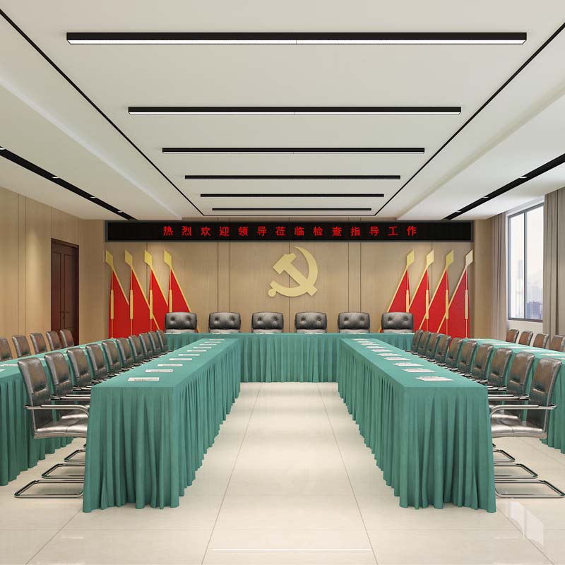 “特色定制、簡(jiǎn)約大氣”——中建西部南寧會(huì)議室餐廳設(shè)計(jì)裝修案例-燦源裝飾