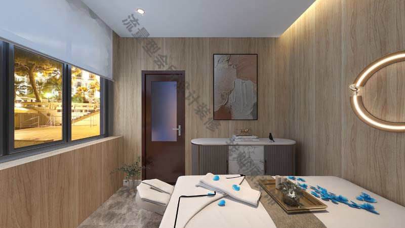 南寧足浴按摩會所設(shè)計(jì)裝修效果圖&mdash;包廂1