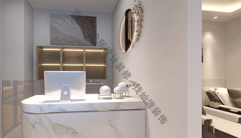 南寧足浴按摩會所設(shè)計(jì)裝修效果圖&mdash;大廳