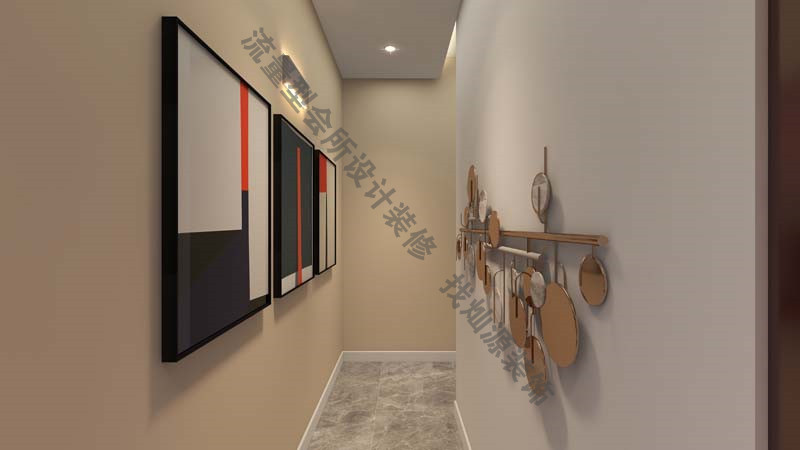 南寧足浴按摩會所設(shè)計(jì)裝修效果圖&mdash;走廊1