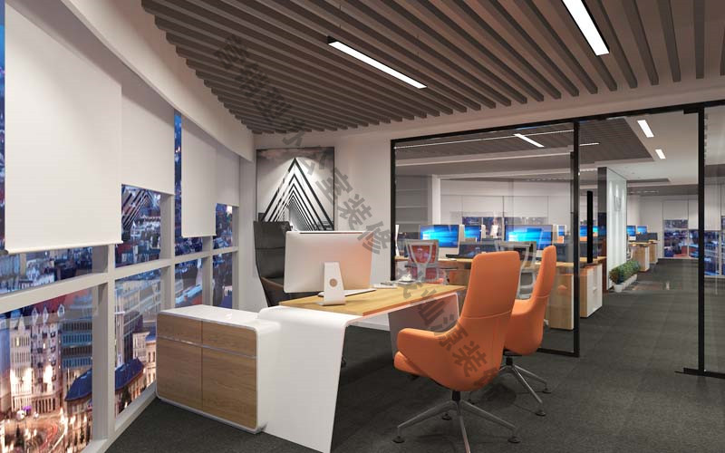 南寧辦公室裝修效果圖之經理室—燦源裝飾 南寧辦公室裝修效果圖之經理室—燦源裝飾