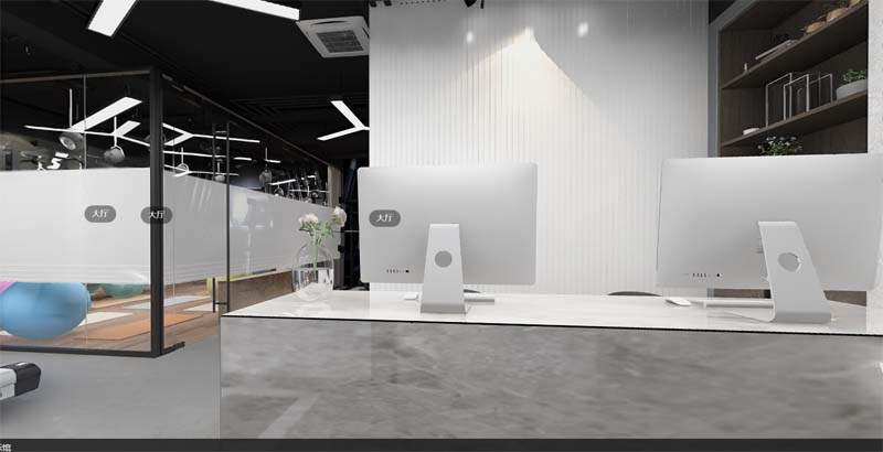 健身會所設(shè)計裝修效果圖&mdash;燦源裝飾