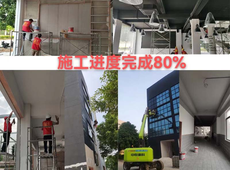 南寧英輪名駒摩托車4S店裝修施工進度完成80%&mdash;燦源裝飾